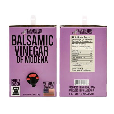 Custom Aluminium transparan Bib Bag 5L Jus Kemasan Minum kantong kantong anggur dalam kotak