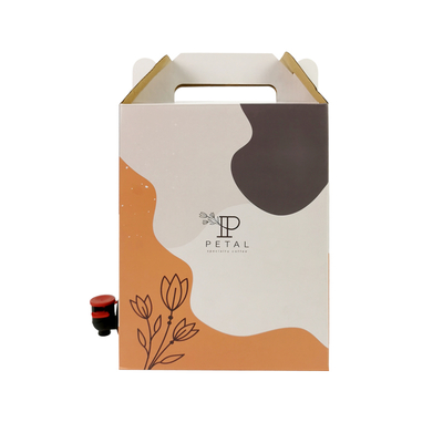 1L/2L/3L Custom Coffee Box Tas Kopi sekali pakai dalam kotak dengan dispenser katup