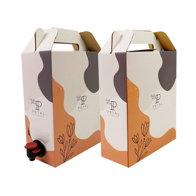 1L/2L/3L Custom Coffee Box Tas Kopi sekali pakai dalam kotak dengan dispenser katup