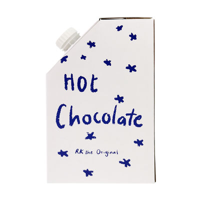 1L 3L 5L Kotak Kopi Kertas Kraft Kantong BIB dalam Kotak Kopi Kantong Kopi Sekali Pakai dalam Kotak Dengan Katup Dispenser Cairan