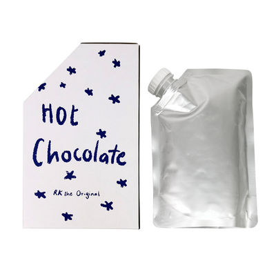 1L 3L 5L Kotak Kopi Kertas Kraft Kantong BIB dalam Kotak Kopi Kantong Kopi Sekali Pakai dalam Kotak Dengan Katup Dispenser Cairan