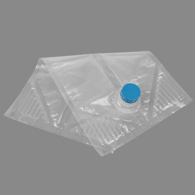 Minuman 10L BIB Bag dalam Kotak Nylon Liquid Bag Juice Dispenser Dengan Tinggi Sekrup Ring Valve Tas Asptik Untuk Pengemasan