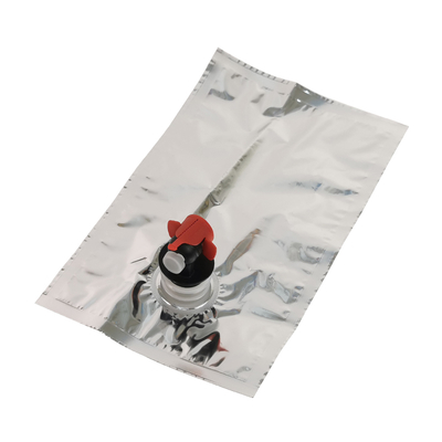1L-10L Aseptic Beverage Bib Filler Capper Bag in the Box Heat Seal Aluminum Wine & Juice Pouch with Vitop Tap for Mineral Water