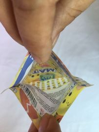 Lengan Kantong Ritsleting Atas OPP Kustom Berwarna-warni Untuk Kartu Permainan Tas Ziplock yang Dapat Ditutup Kembali