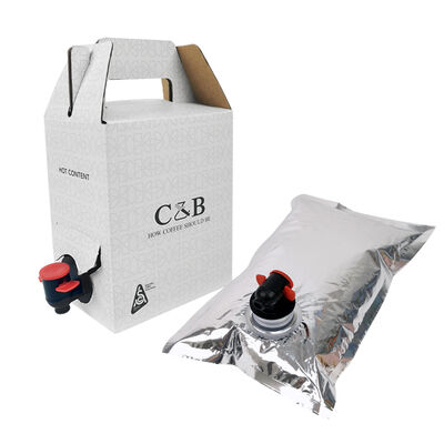 Tas Dispensing Mudah Dalam Kotak Dengan Spout Dan Tanpa Genggam Untuk Kemasan Serbaguna