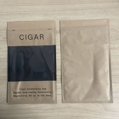 Tas Humidor Cerutu Desain Ziplock Ringan dan Ringkas Menampilkan Struktur Bahan MOPP VMPET PE untuk Perlindungan Cerutu