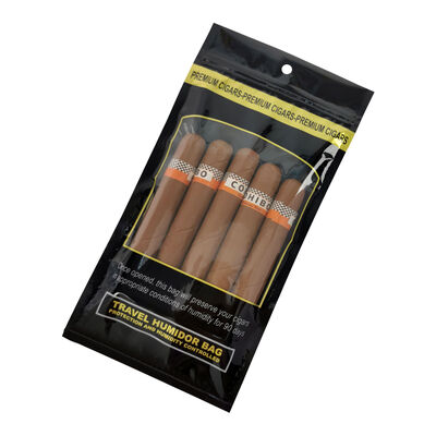 Tas Humidor Cigar Medium yang dirancang dengan tutup Ziplock yang terbuat dari bahan 009mm yang menyediakan solusi penyimpanan untuk mempertahankan cerutu dan kesegaran