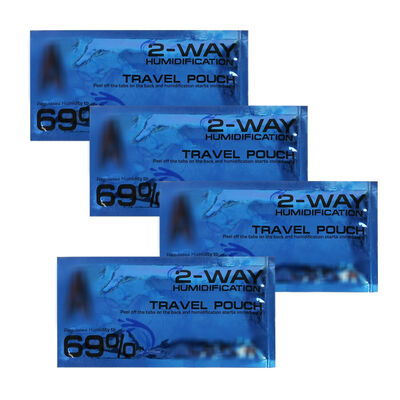 Tas Humidor Cerutu Warna Kustom Volume 5 Tas Penyimpanan Portabel Cerutu dengan Teknologi Kontrol Kelembaban