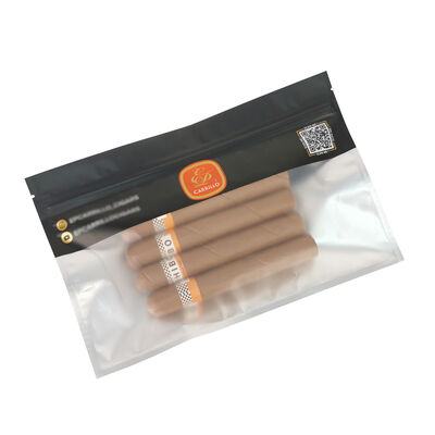Kantong Humidor Cerutu Bahan PE MOPP Kantong Plastik Ritsleting Pelembap Cerutu Kantong Pengontrol Kelembapan Tahan Lama