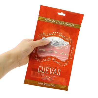 Kantong Cerutu TPU dan PE Foodgrade Kustom Kantong Kemasan Anti Bocor Kustom yang Dirancang untuk Transportasi dan Penyimpanan Cerutu yang Aman