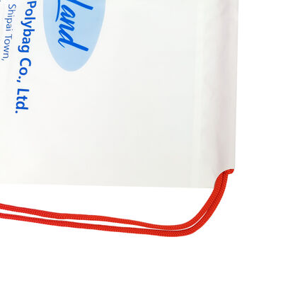 Tas tali tutup tas tali khusus logo tas nilon ringan yang dirancang untuk mudah dibawa dan visibilitas yang efektif