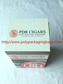 Tas Cigar Display Humidor yang Disesuaikan Tas Cerutu Pelembab Dengan Jendela Transparan