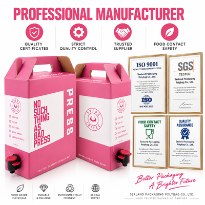 Sistem Bag in Box yang Disesuaikan Menawarkan Fitur Tahan Lama, Tahan Bocor, dan Ramah Pengguna