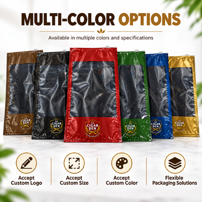Cigar Humidor Bags 009mm Thickness Providing Moisture Barrier and Long Term Storage Solution