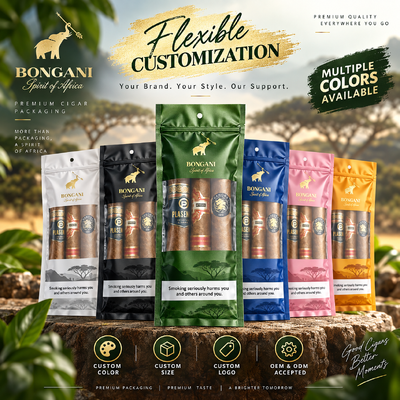 Tas Humidor Cerutu Ukuran Kecil Berisi Lembaran Kelembaban di Dalam Cocok untuk Menyimpan 5 Cerutu Menjaga Kondisi Optimal