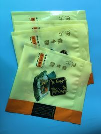 Tas Permen Makanan Ringan Kustom Kemasan Polybag, Tas Kemasan Plastik Tas Ritsleting Laminasi dengan lubang gantungan