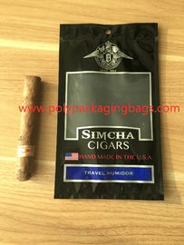 Tas Ziplock Cigar Humidor Portabel Dapat Ditutup Kembali Terlihat Melalui Jendela Yang Jelas
