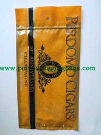 Zip Lock Hemp Humidified Tobacco Packaging Pouch Travel Plastic Bags Wraps Cerutu Packaging Pouch Dengan Lubang Dan Jendela