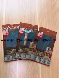 Ziplock Transparan Window Tabacco Pouch 72% Moisture Zipper Zipper Packaging Bag Pouch