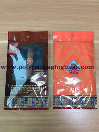 Ziplock Transparan Window Tabacco Pouch 72% Moisture Zipper Zipper Packaging Bag Pouch