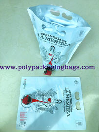 Kemasan Cairan Jus PE 1.5L Stand Up Pouch With Spout / Spigot