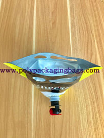 1.5L 3L 5L Red Wine Stand Up Liquid Bags Dengan Butterfly Valve / Spigot