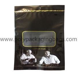 Aksesoris Tembakau Kustom Cigar Humidor Plastic Bag Cigar Humidity Bag Dengan Zip Lock