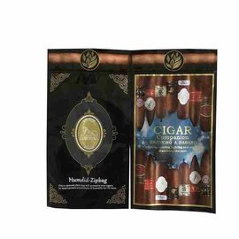 Resealable Zip Moisturizing Travel Cigar Humidor Bags Kemasan Tembakau Tas Kelembaban