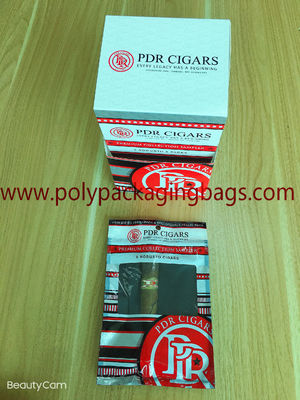 Tas Cigar Display Humidor yang Disesuaikan Tas Cerutu Pelembab Dengan Jendela Transparan