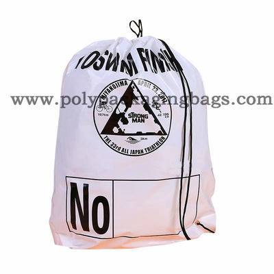 Kantong Plastik Serut Ransel Plastik CPE PE Biodegradable