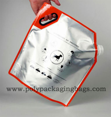 2.5KG Stand Up Aluminium Foil PET Spouted Pouches Bags With Spout