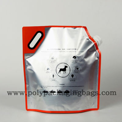 2.5KG Stand Up Aluminium Foil PET Spouted Pouches Bags With Spout