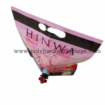 Butterfly Valve 0.18mm 4L Stand Up Pouch Dengan Spout / Spouted Pouch Bags