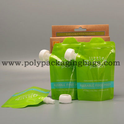 150ml 200ml 100mic Stand Up Spout Pouch Dengan Tutup Untuk Jus