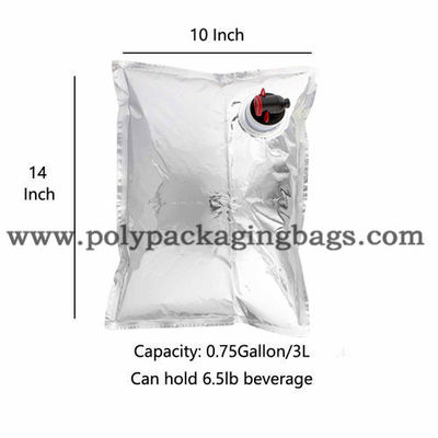 Reusable Double Layer Liquid Storage Aluminium Foil Bag BIB Bag Dalam Tas Kotak Untuk Anggur