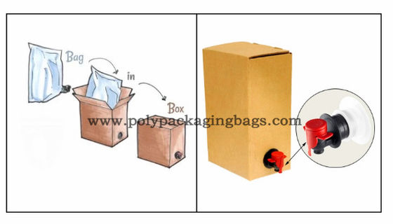 Reusable Double Layer Liquid Storage Aluminium Foil Bag BIB Bag Dalam Tas Kotak Untuk Anggur
