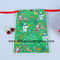 Exquisite 0.075mm Plastic Drawstring Christmas Gift Bags