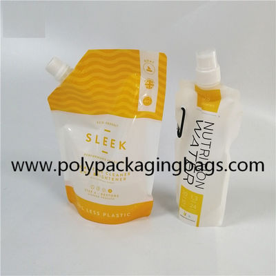 0.18mm Aluminium Foil Spouted Pouches Packaging Bags Dengan Spout Untuk Minuman