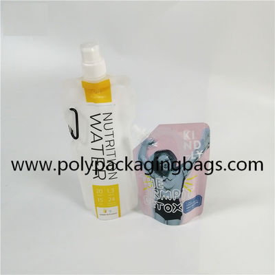 0.18mm Aluminium Foil Spouted Pouches Packaging Bags Dengan Spout Untuk Minuman