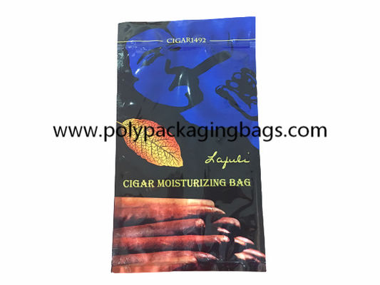 Classic Cigar Moisturizing Zipper Compound Plastic Bag Cigar Humidor Bags Dengan Top Zip Lock