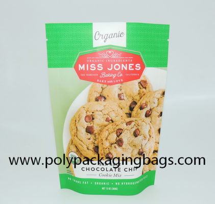 Moisture Proof Stand Up 50micron Foil Ziplock Bags Untuk Snack