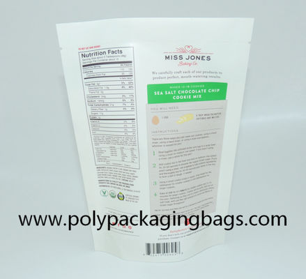 Moisture Proof Stand Up 50micron Foil Ziplock Bags Untuk Snack