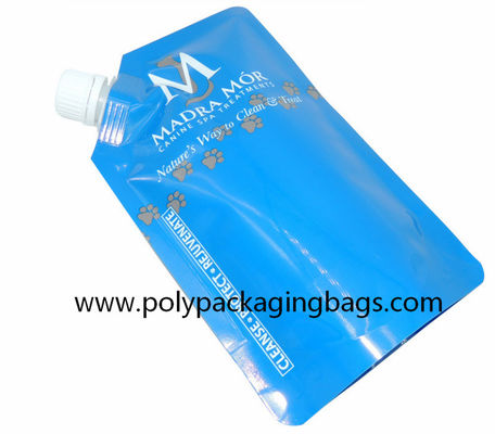 Lipat Tas Perawatan Rambut Esensi Self Suction Nozzle 500ml Stand Up Spout Pouch Bags
