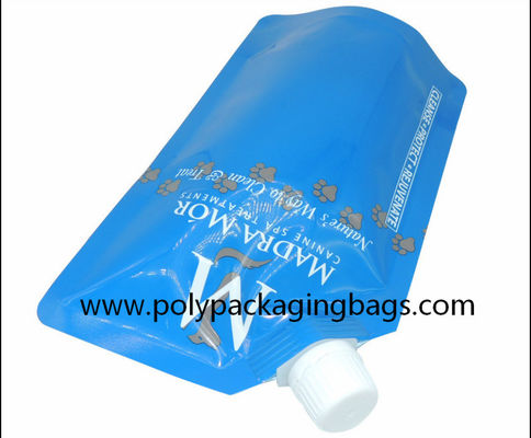 Lipat Tas Perawatan Rambut Esensi Self Suction Nozzle 500ml Stand Up Spout Pouch Bags