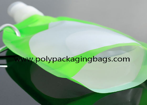 Warna Solid 0.18mm Kantong Air Lipat Untuk Pendakian Gunung Berdiri Berkemah Botol Lipat