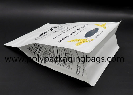 Pencetakan Gravure Tas Ziplock Plastik Delapan Sisi Aluminium Foil Berlapis