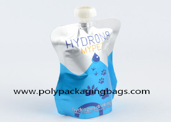 8oz Gravure Printing Aluminium Foil Stand Up Pouch With Spout / Spouted Bags