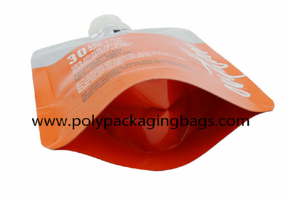 16oz 500ml Suction Nozzle Bag Untuk Kemasan Gel Mandi Stand Up Spouch Pouch Bags