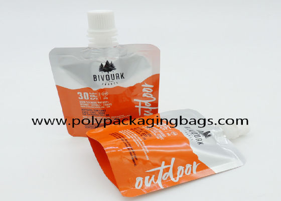 16oz 500ml Suction Nozzle Bag Untuk Kemasan Gel Mandi Stand Up Spouch Pouch Bags