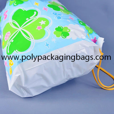 NERC 0.07mm PE Tas Ransel Serut Plastik Untuk Tas Serut Plastik Perjalanan